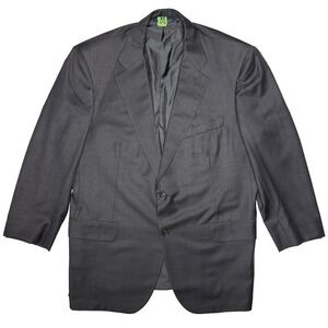 VTG Brooks Brothers Golden Fleece Sport Coat | 45R | Charcoal Wool Hand Tailored